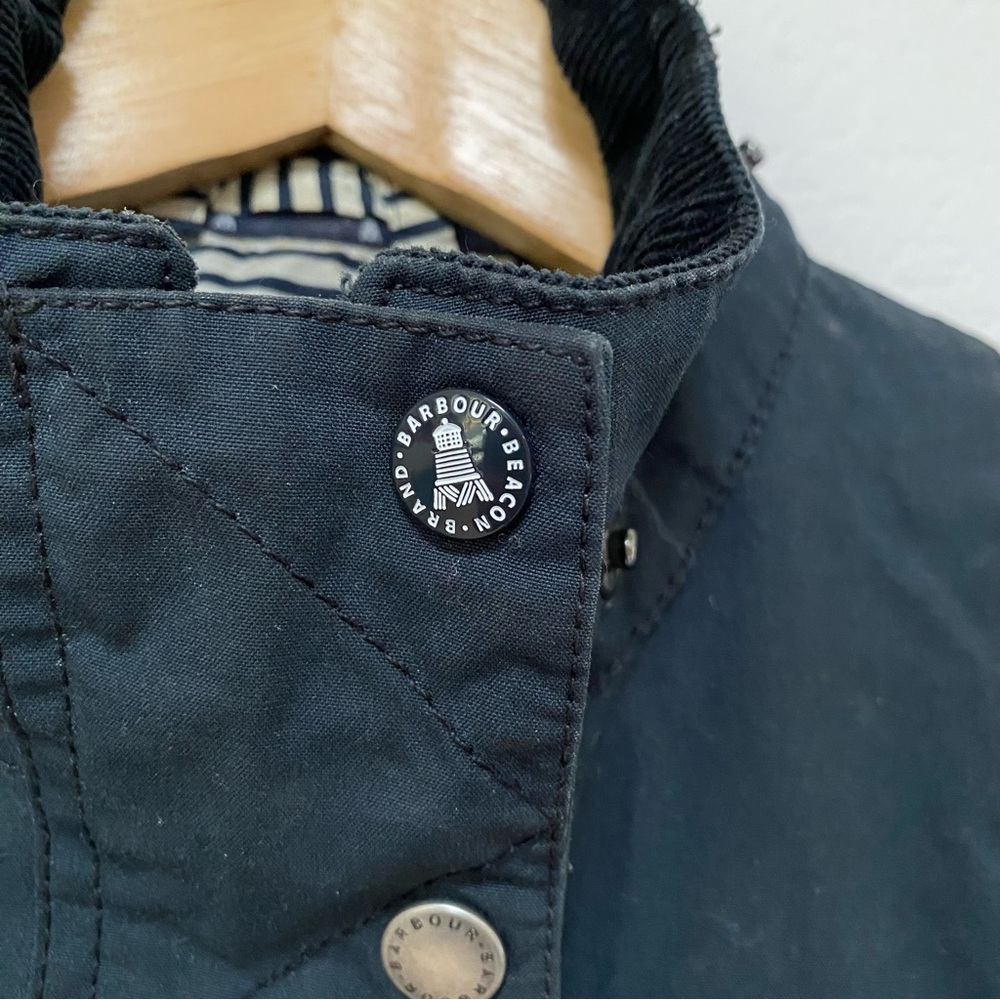 Barbour Jacket Godrevy Beadnell Wax Cotton - Picture 8 of 16